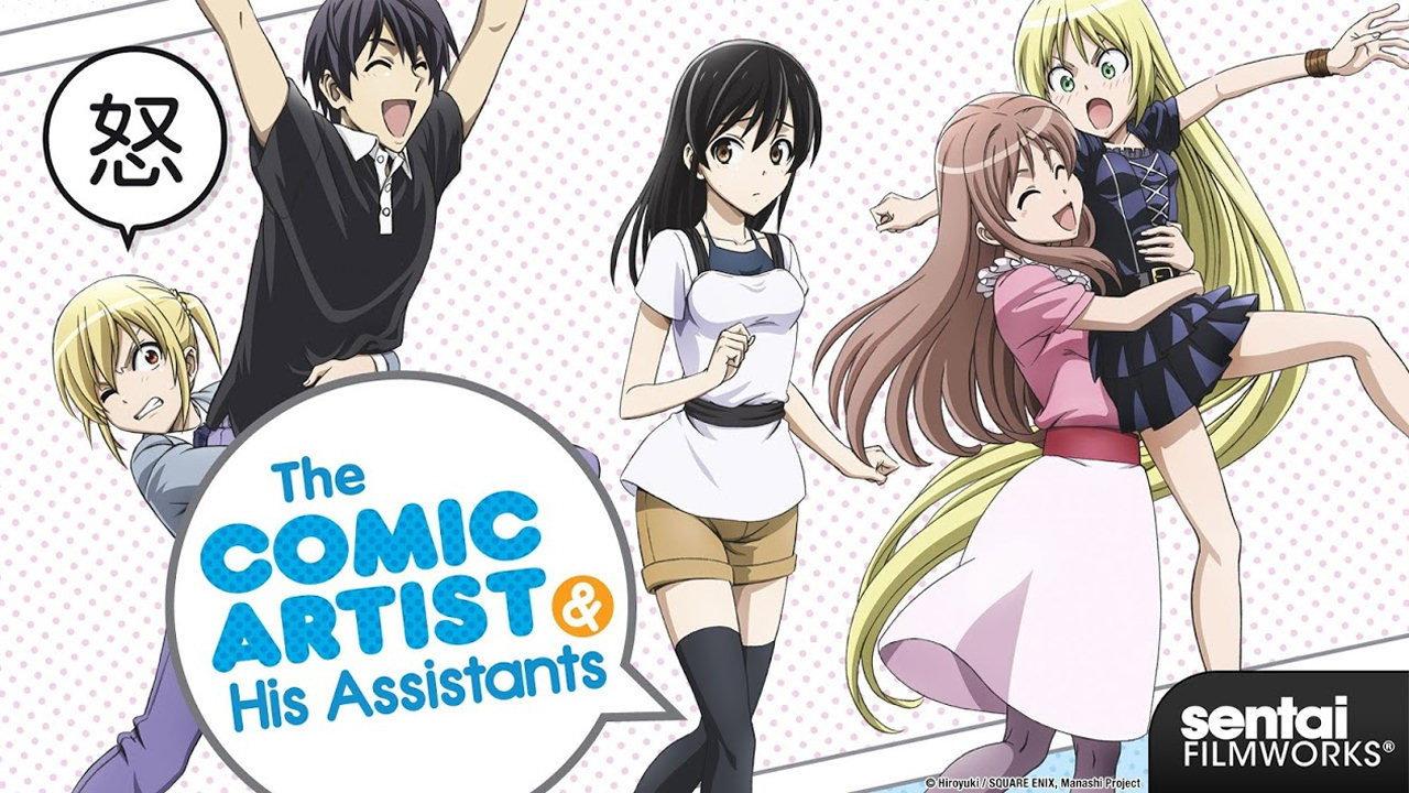 The Comic Artist and His Assistants backdrop