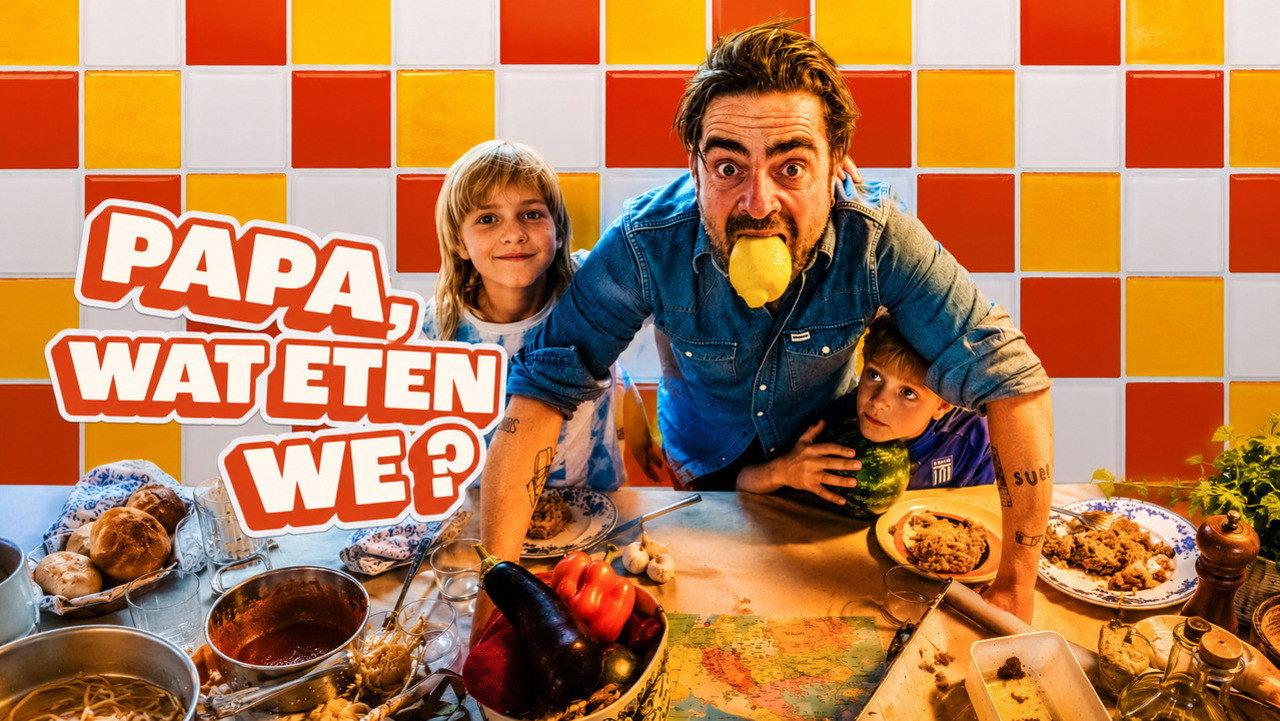 Papa, wat eten we? backdrop