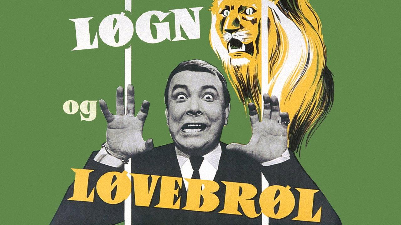 Løgn og løvebrøl backdrop