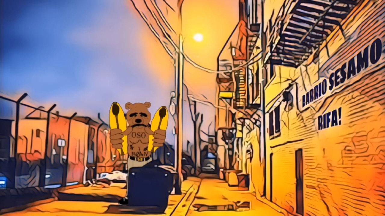 Barrio Sesamo backdrop