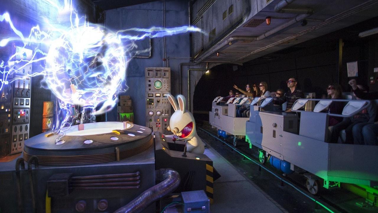 Rabbids Time Machine backdrop