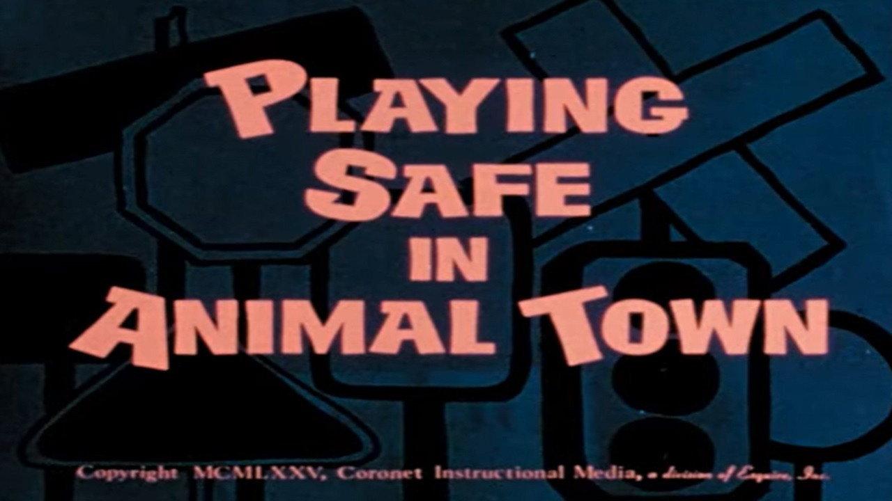 Playing Safe in Animal Town backdrop