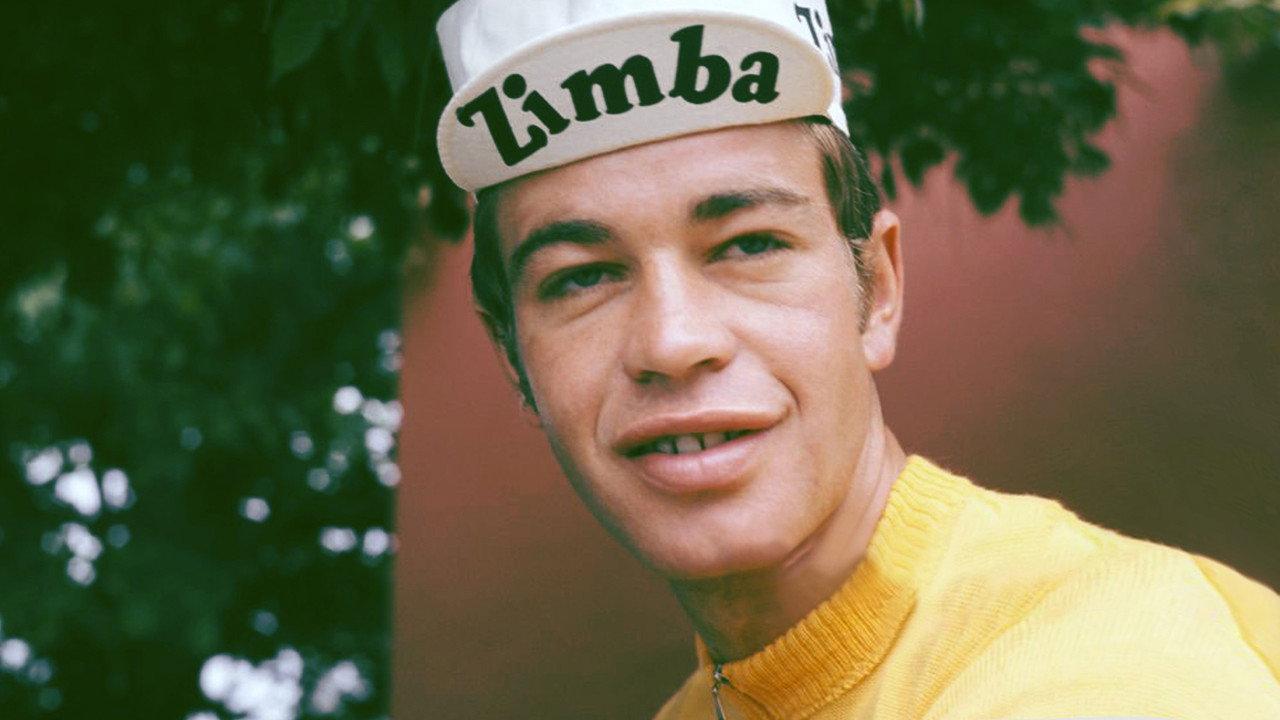 Portrait des Radsportlers, Louis Pfenninger backdrop