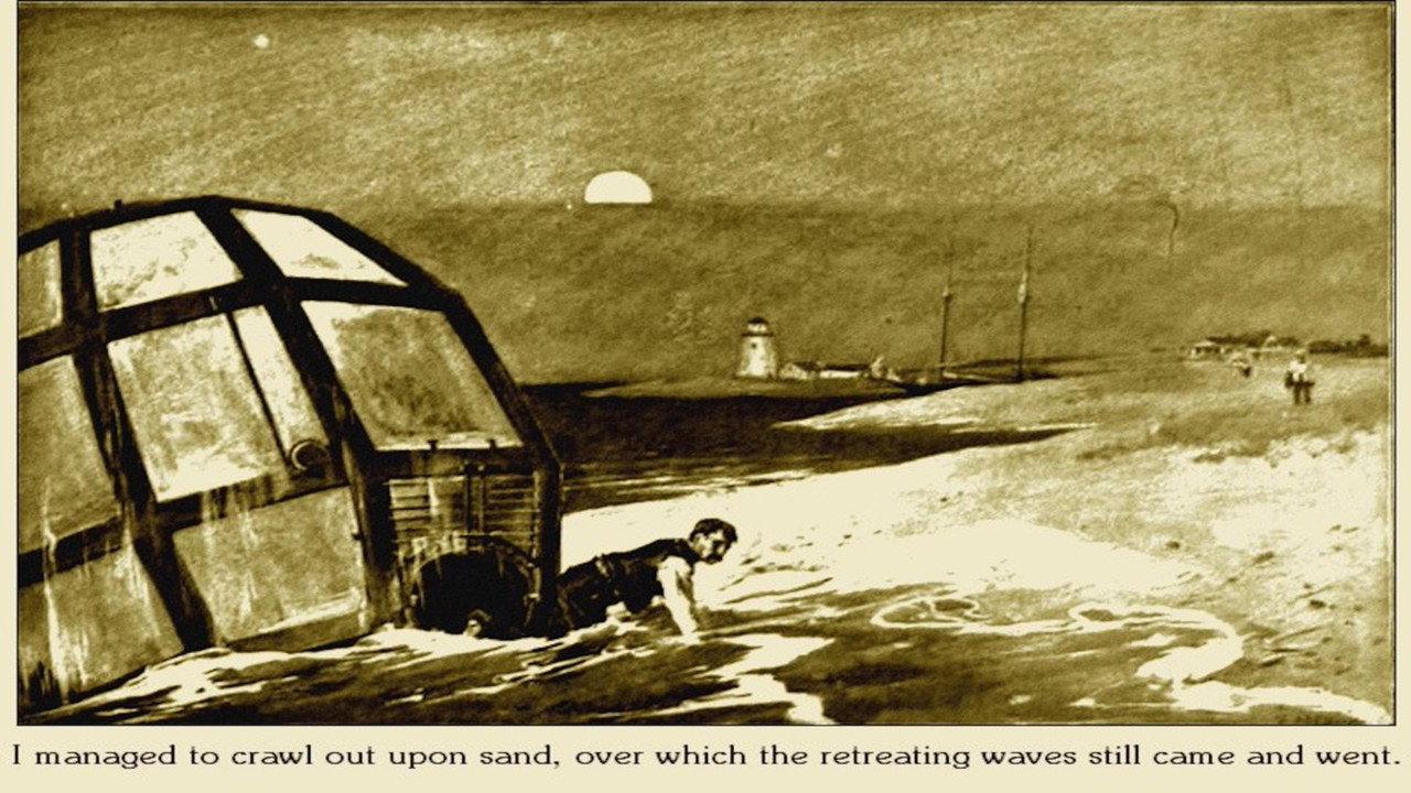 The First Men in the Moon backdrop