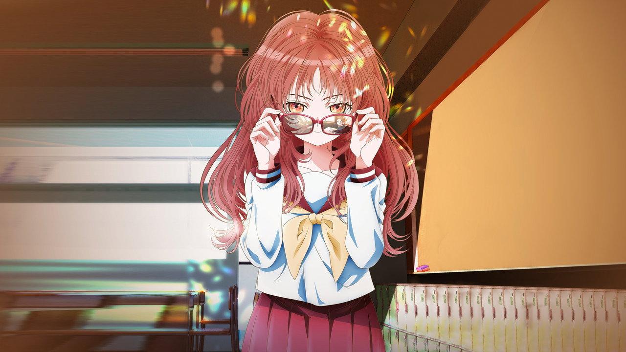 The Girl I Like Forgot Her Glasses backdrop