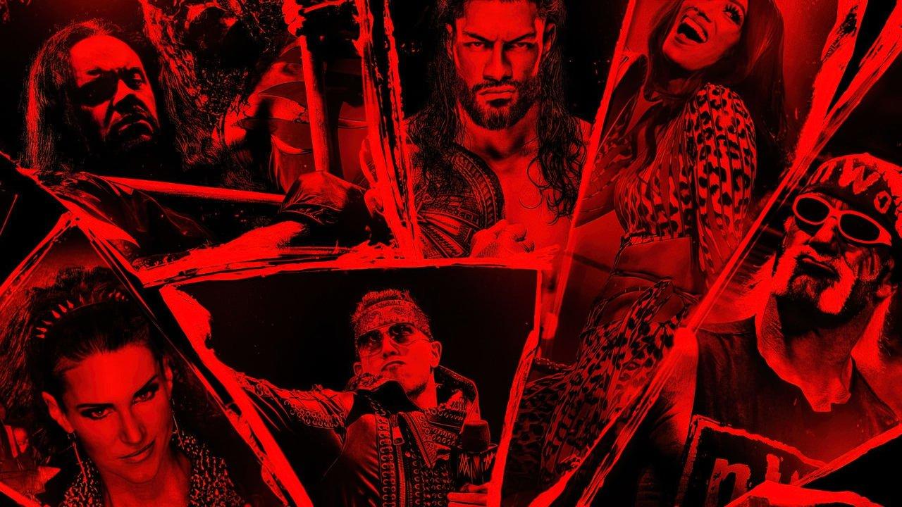 WWE Evil backdrop