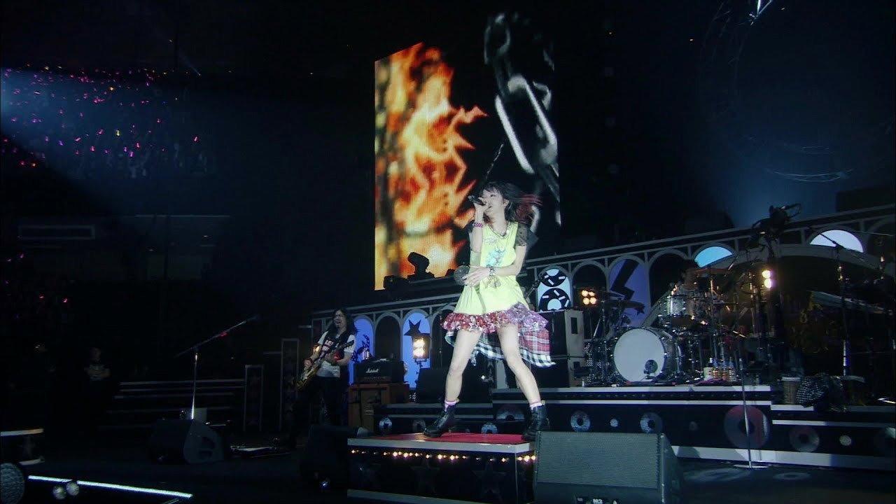 LiVE is Smile Always ~PiNK&BLACK~ in Nippon Budokan -Choco Donut- backdrop