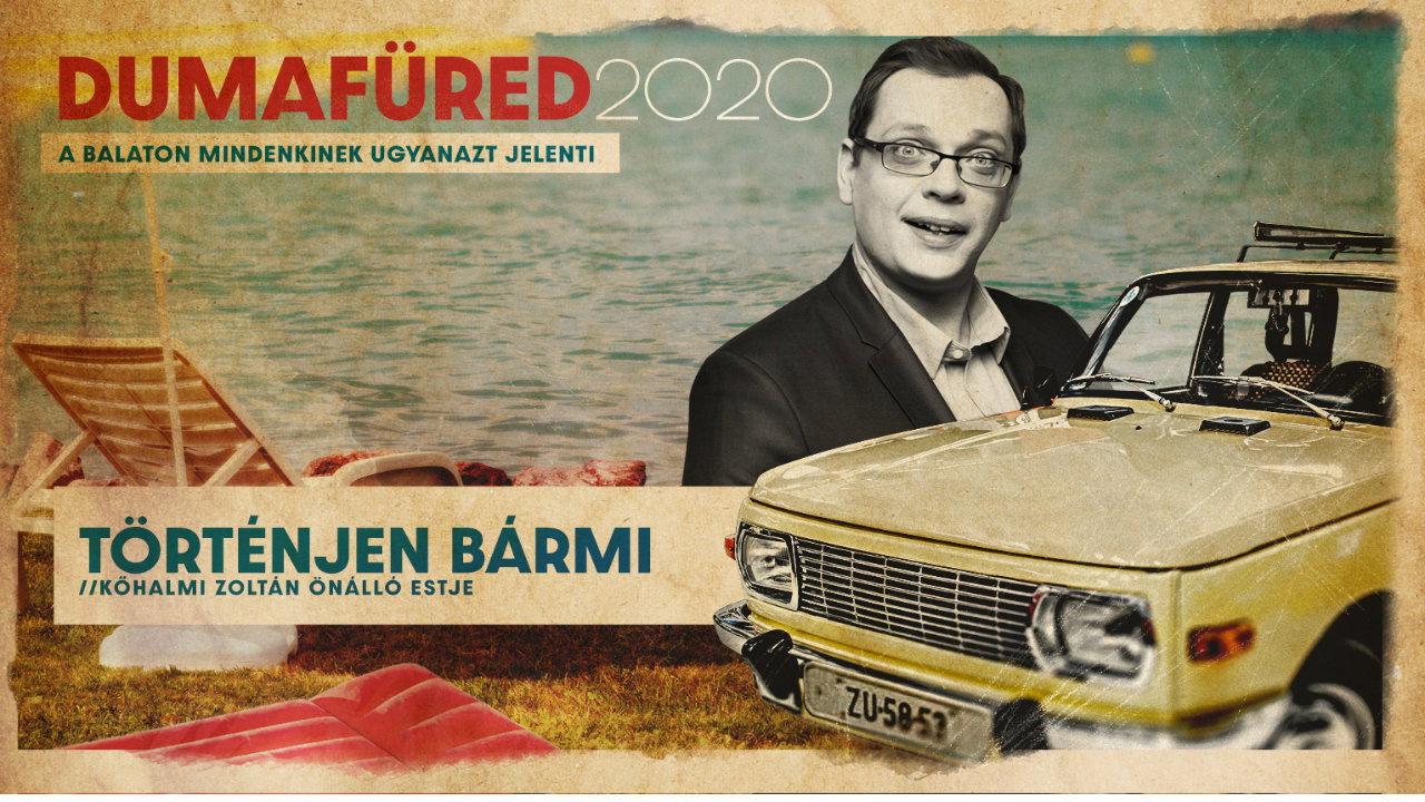 Kőhalmi Zoltán: Történjen bármi backdrop