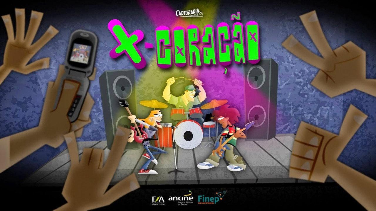 X-Coração backdrop
