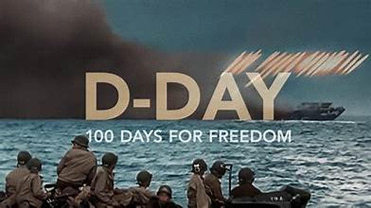 D-Day, 100 Days for Freedom backdrop