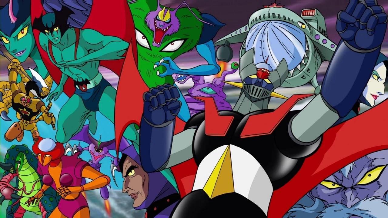 Mazinger Z vs. Devilman backdrop
