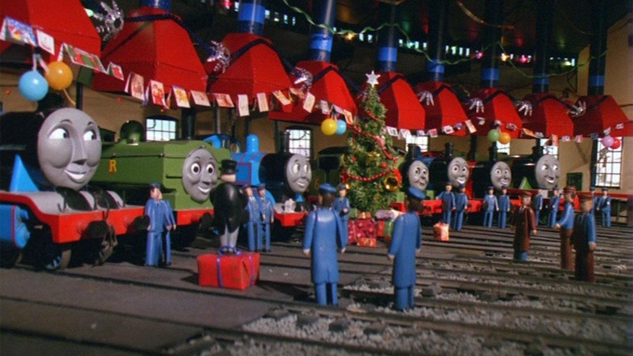 Thomas & Friends: Thomas' Christmas Wonderland and Other Thomas Adventures backdrop
