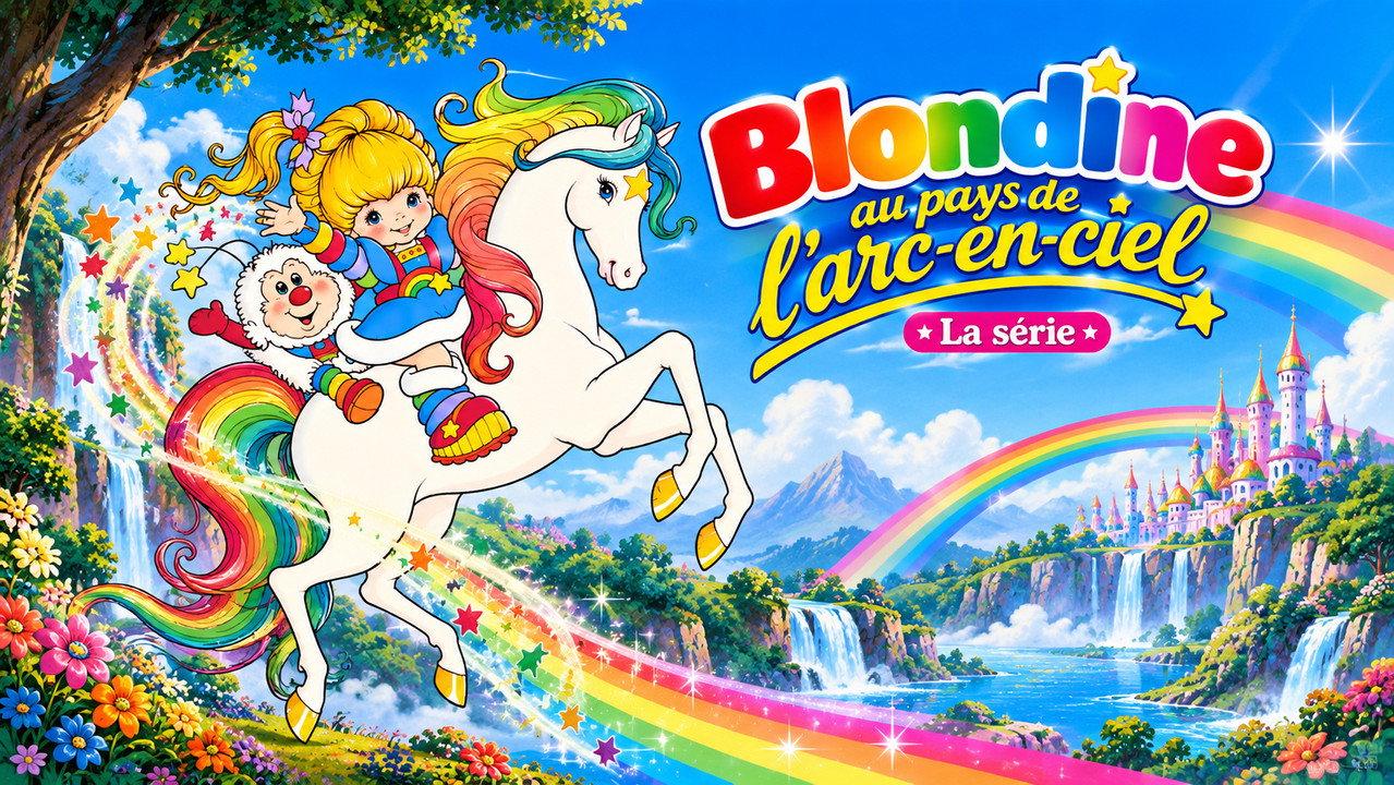 Rainbow Brite backdrop