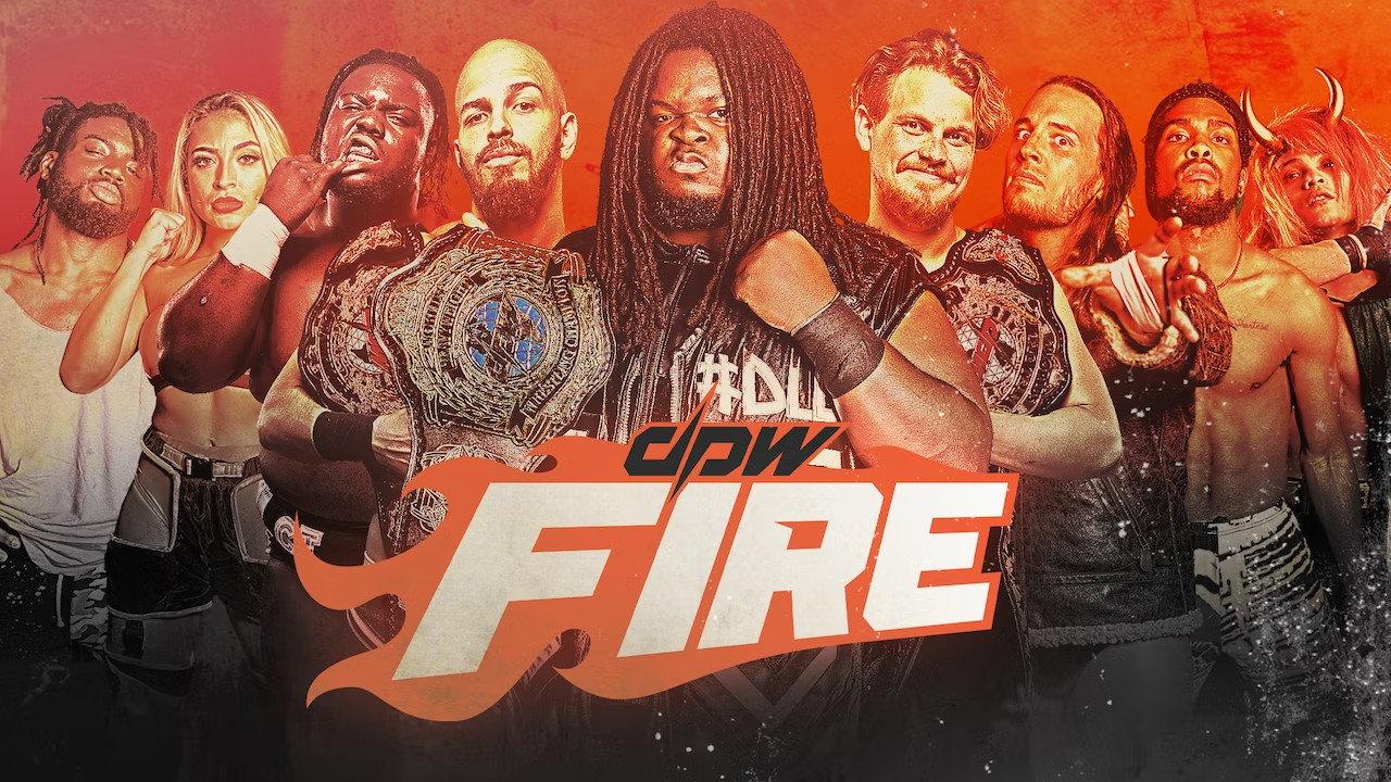 DPW Fire backdrop