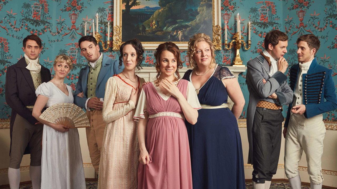 Austentatious - Queer Eye for the Regency Guy backdrop