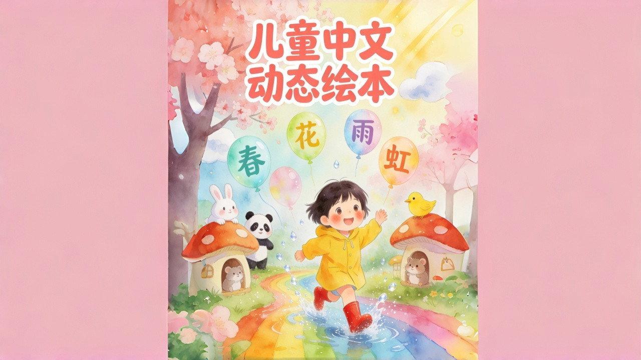 儿童中文动态绘本 backdrop