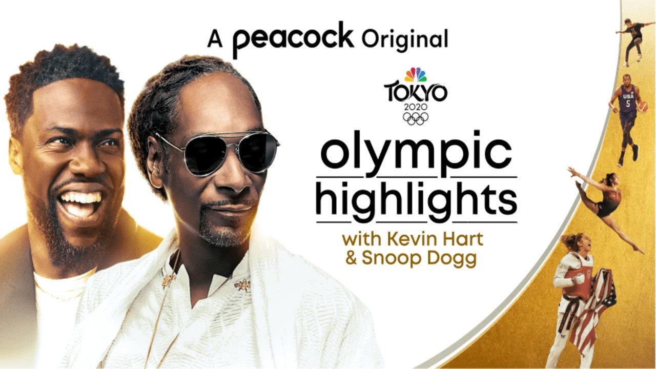Olympic Highlights with Kevin Hart and Snoop Dogg backdrop