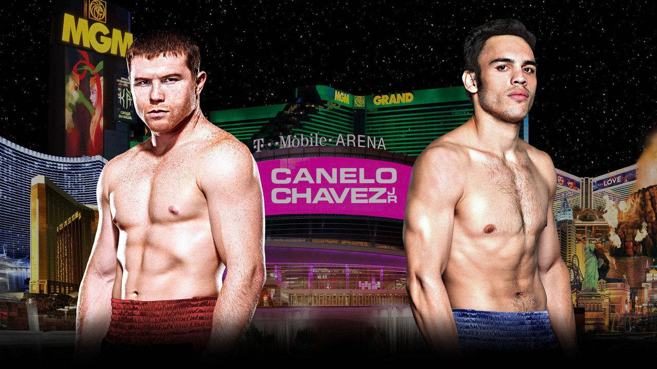 Canelo Alvarez vs. Julio Cesar Chavez Jr. backdrop