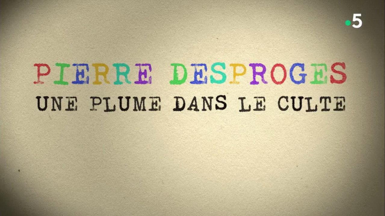 Pierre Desproges Une plume dans le Culte backdrop