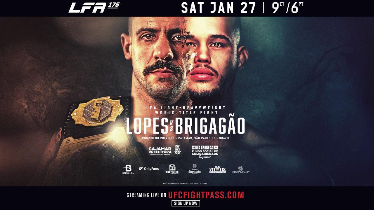 LFA 175: Lopes vs. Brigagao backdrop
