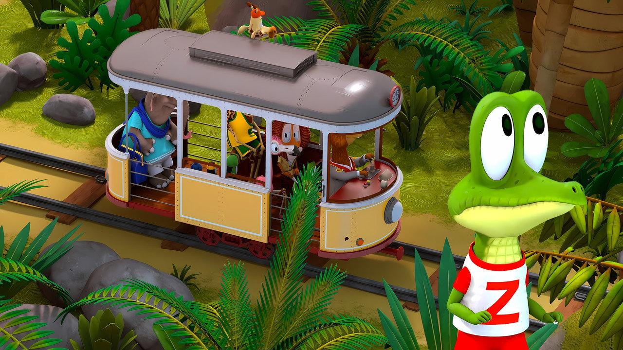 Ziggy and the Zoo Tram backdrop