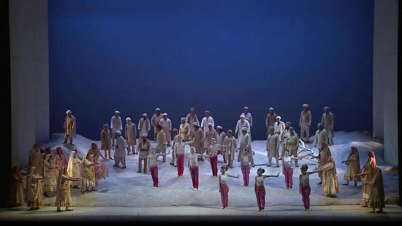 The Pearl Fishers backdrop