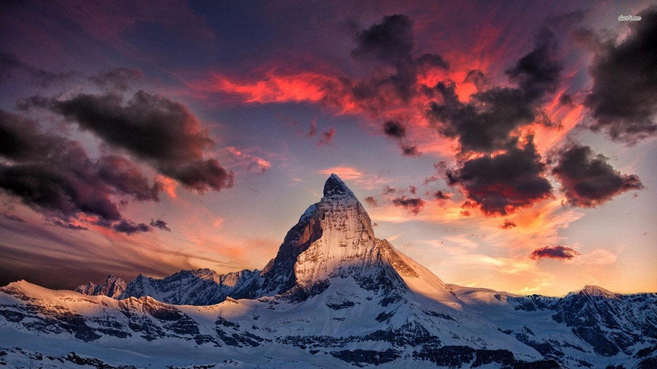 Le Grandi Nord Delle Alpi: Cervino backdrop