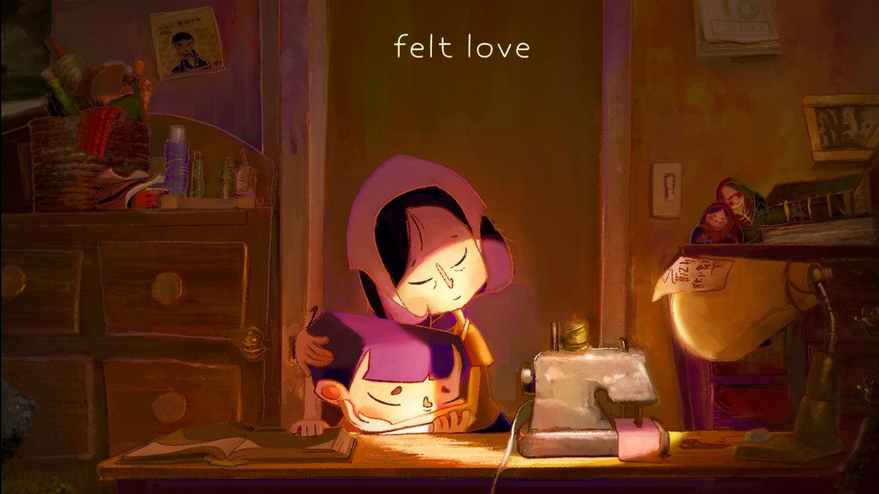 Felt Love backdrop