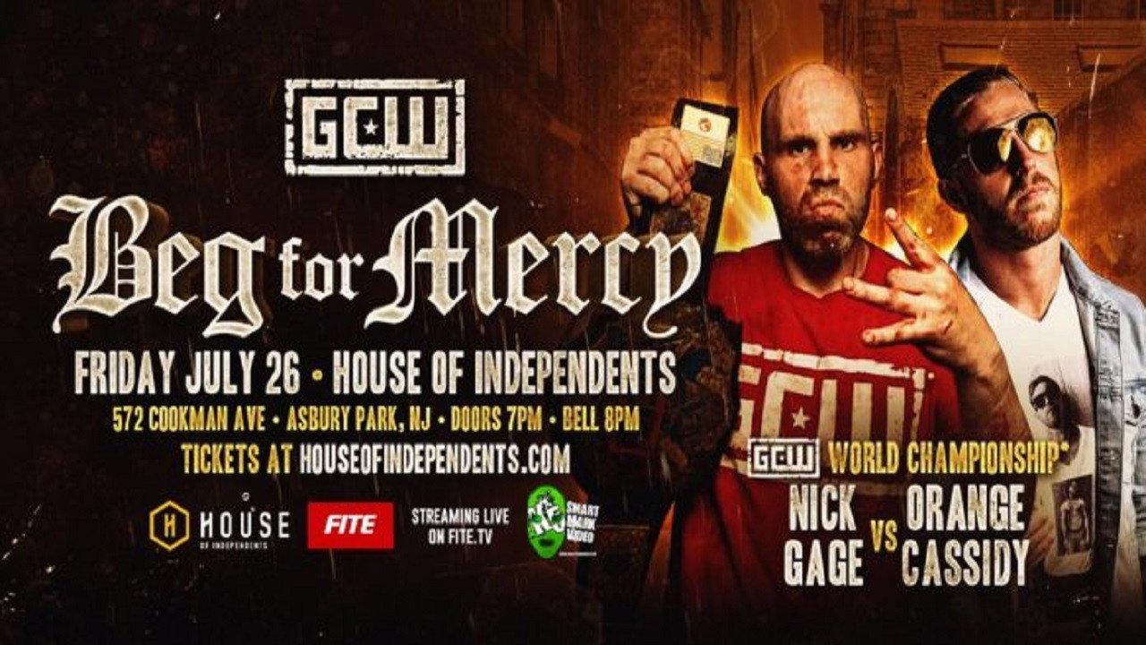 GCW Beg for Mercy backdrop