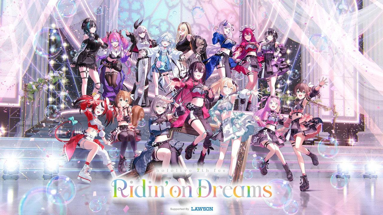 hololive 7th fes. Ridin’ on Dreams Day 2 Stage 3 backdrop