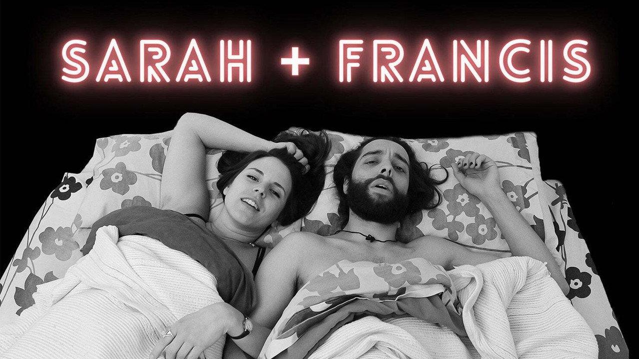 Sarah + Francis backdrop
