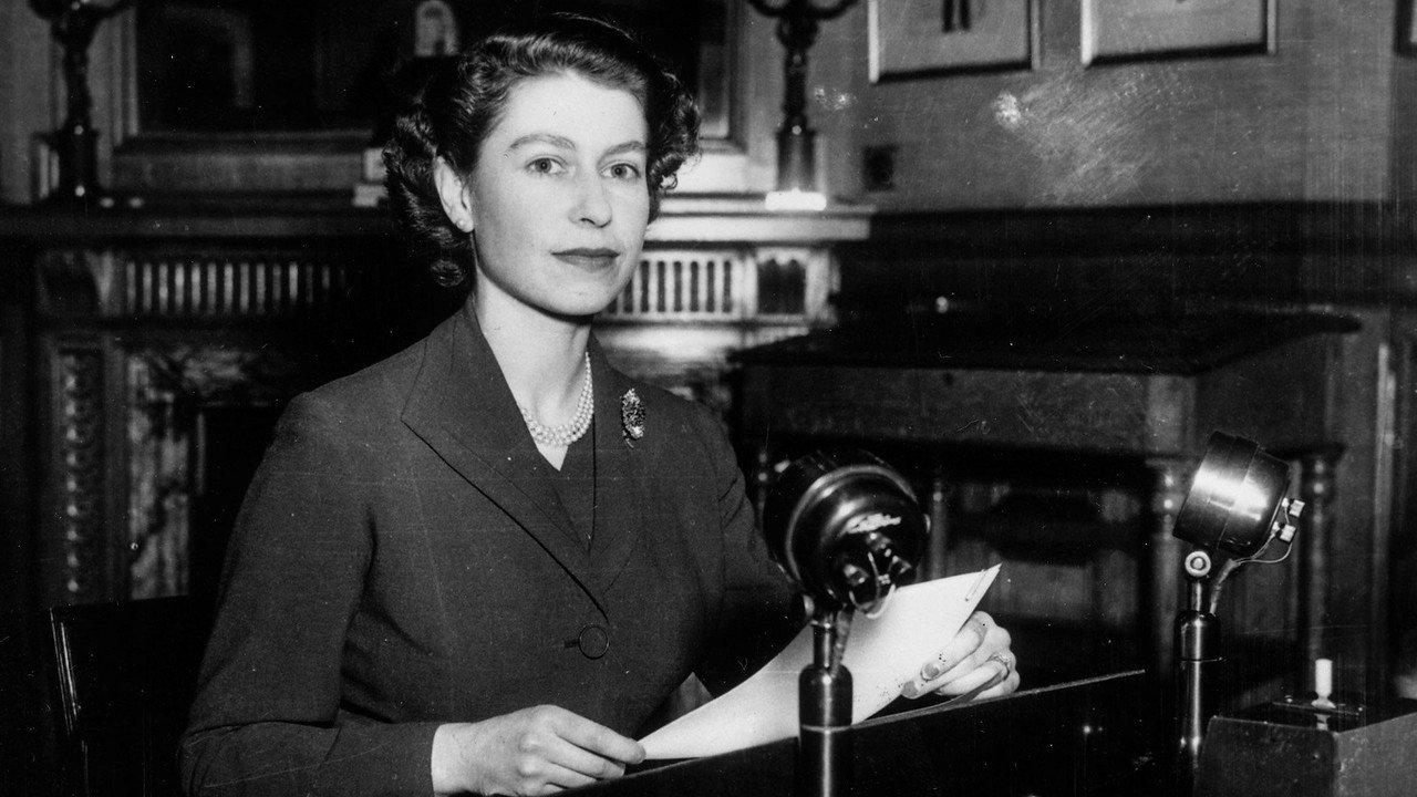 When the Queen Spoke to the Nation backdrop