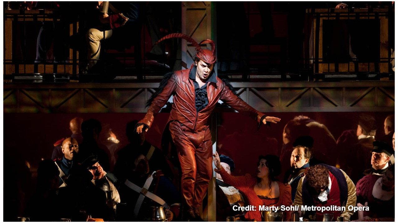 La Damnation de Faust - Metropolitan Opera backdrop