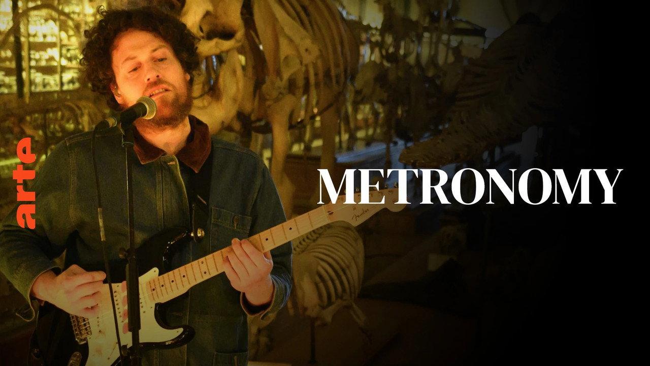 Metronomy at The National Museum Of Natural History, Paris - Passengers backdrop