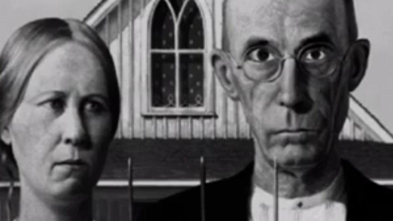 An American gothic in London backdrop