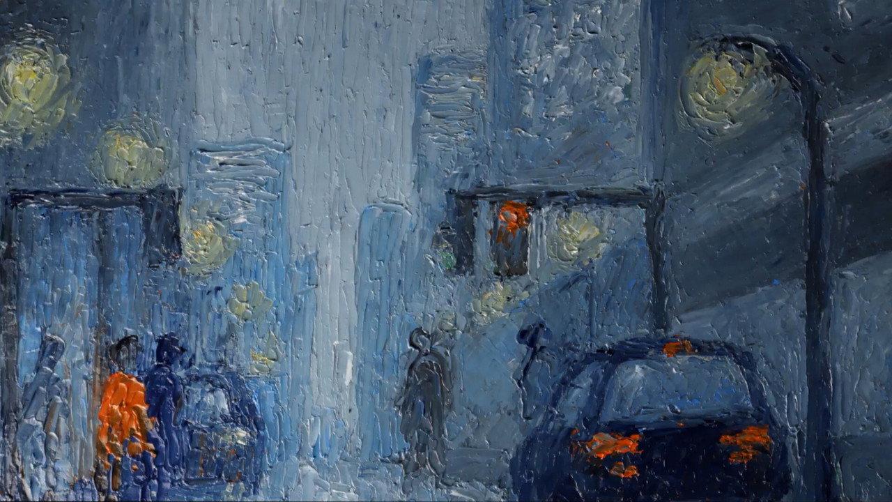 Blue Monday backdrop