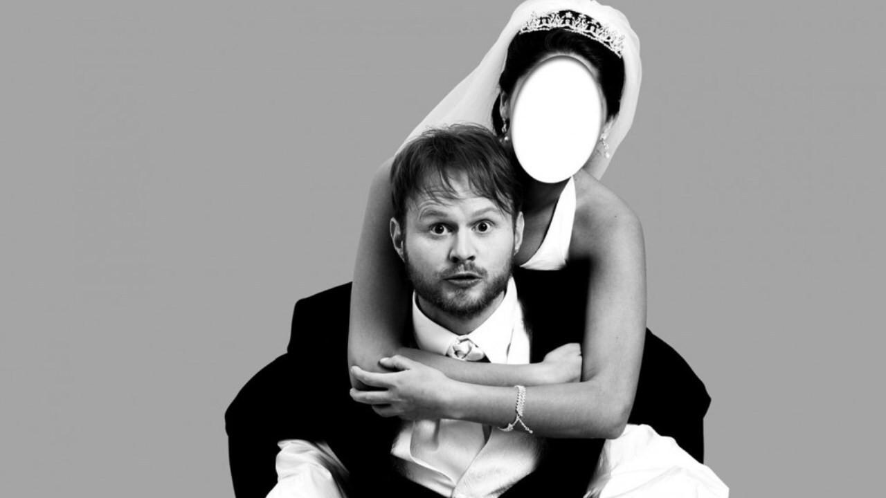 Jonatan Spang's Wedding backdrop