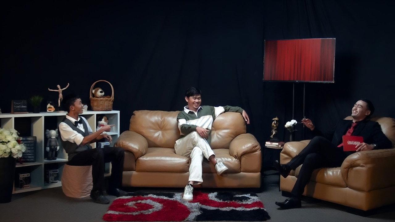 Simatupang's Chit-Chat backdrop