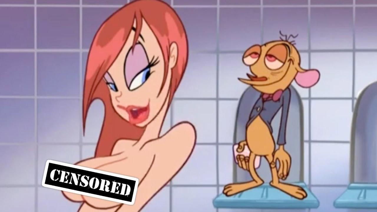 Ren & Stimpy Adult Party Cartoon backdrop