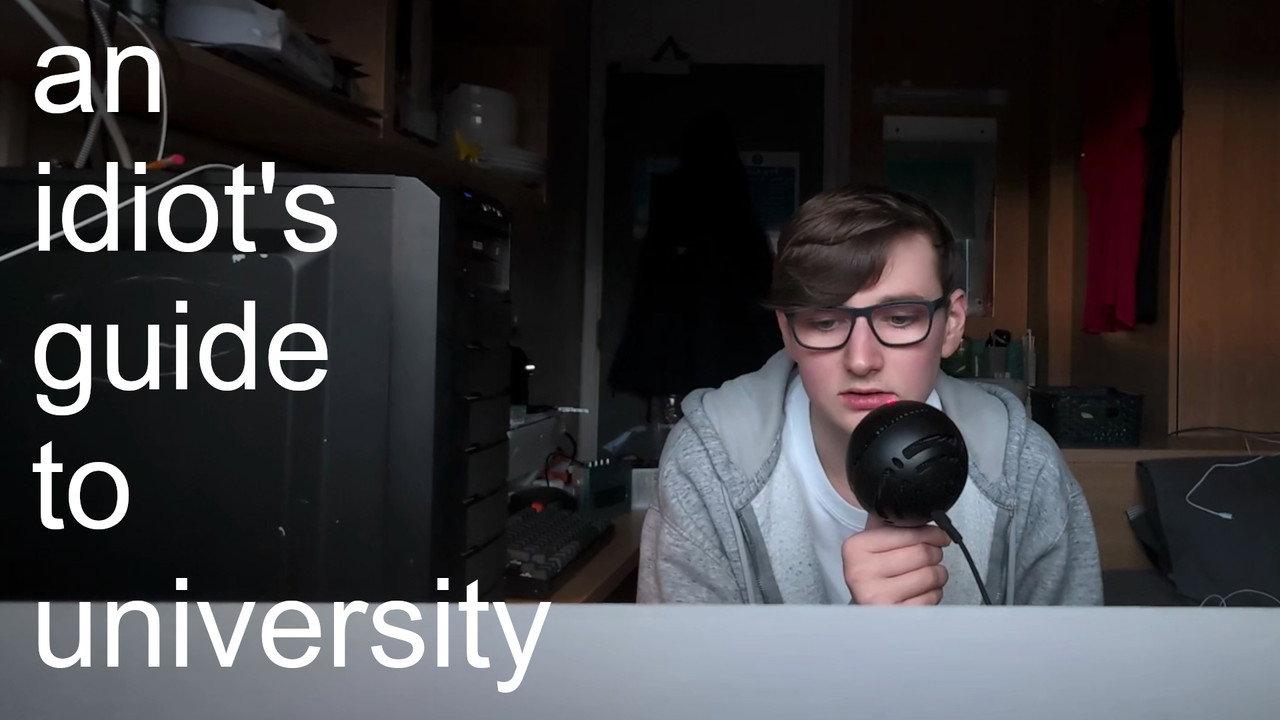 An Idiot's Guide to University backdrop