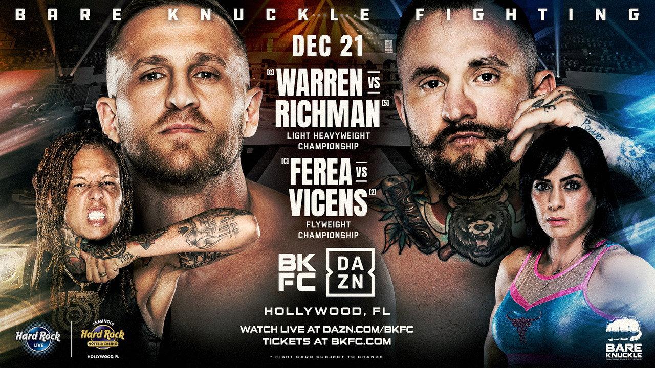 BKFC on DAZN 3: Hollywood backdrop