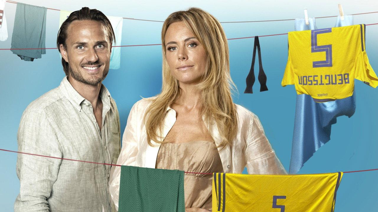 Gift med fotbollen backdrop
