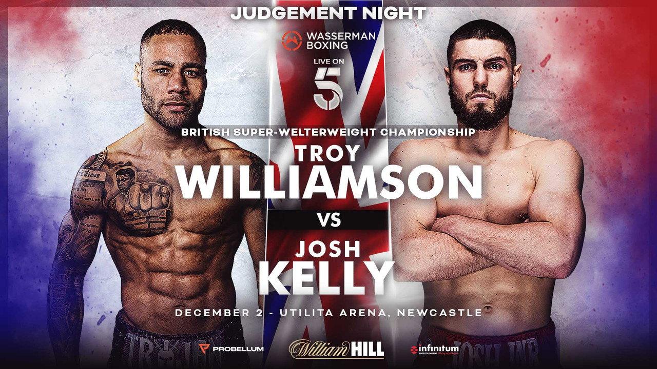 Troy Williamson vs. Josh Kelly backdrop