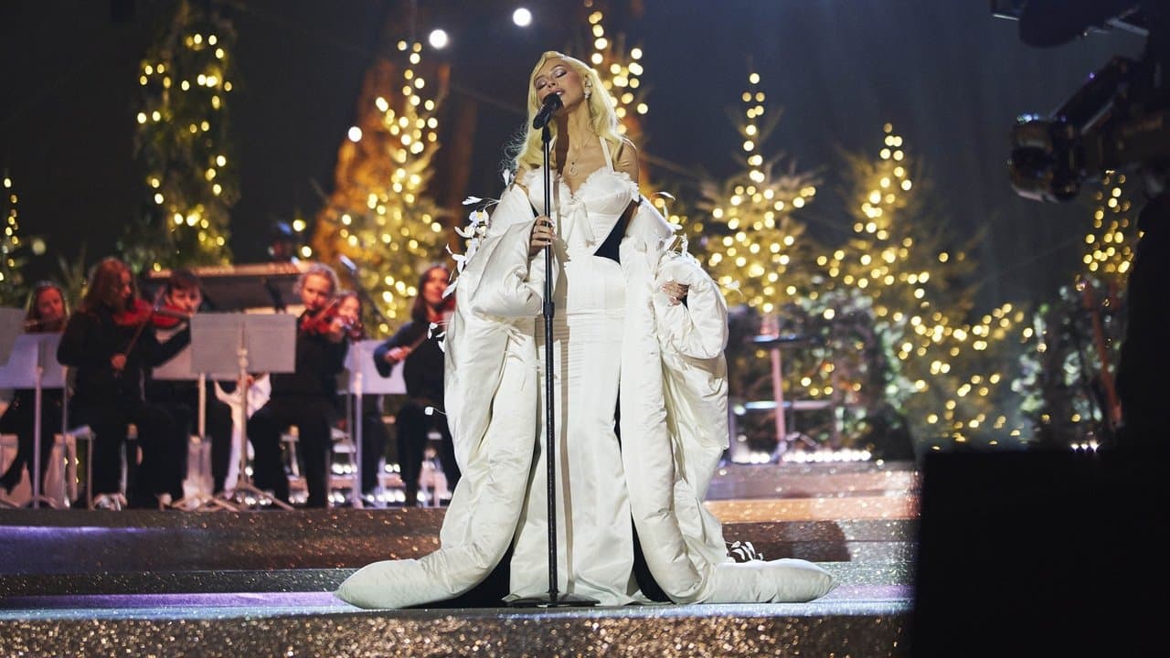 Christina Aguilera: Christmas in Paris backdrop