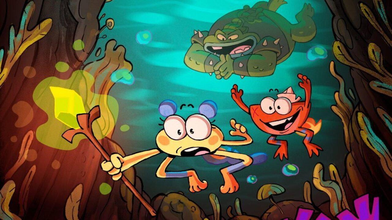 A Super Epic Tadpole Journey to the Surface of Croak Creek backdrop