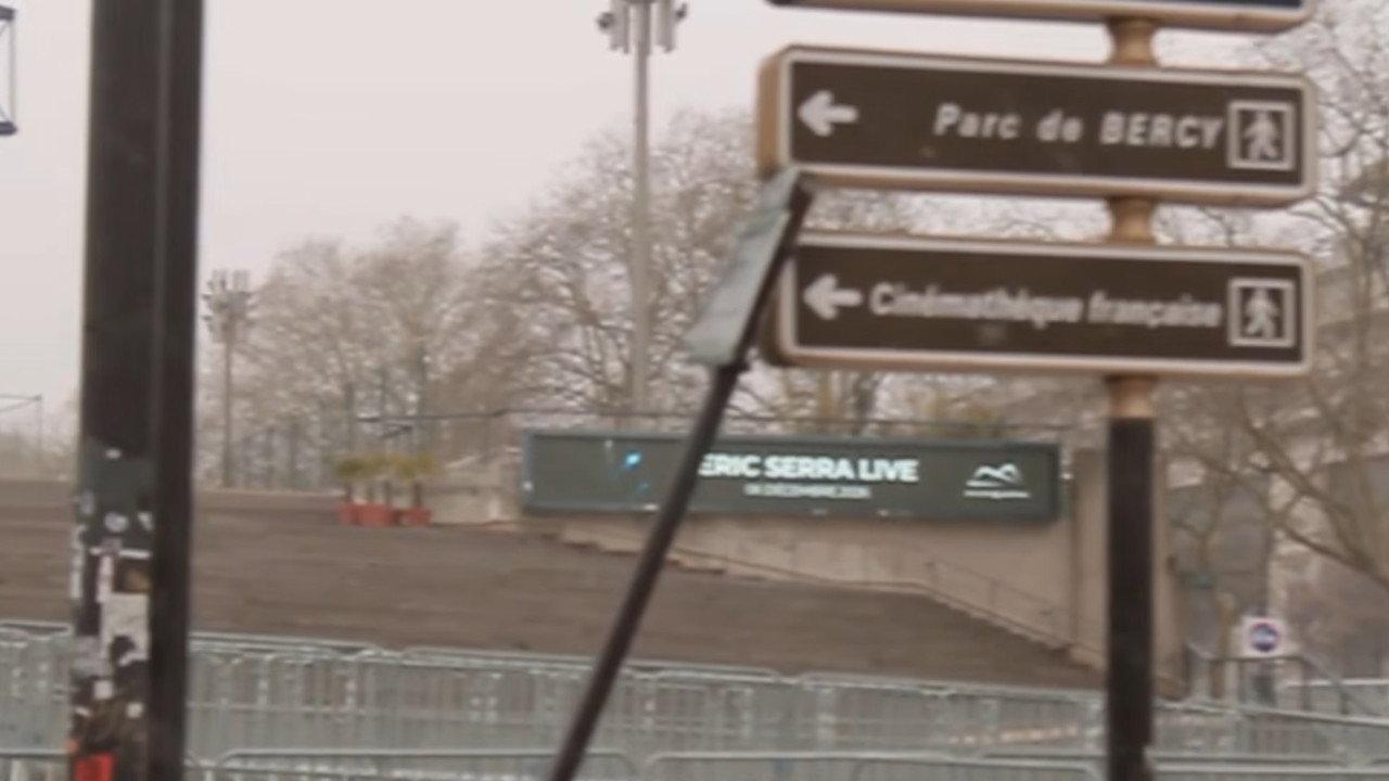 The Garage Stone at the Cinémathèque française backdrop