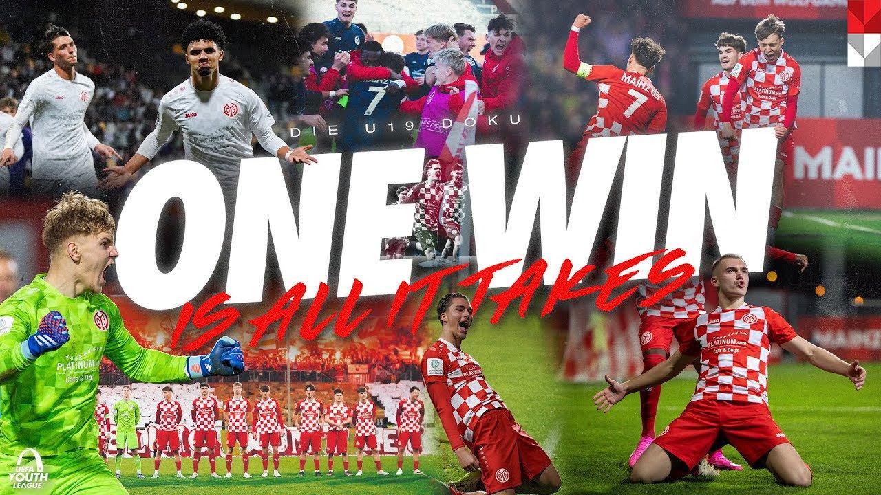 One win is all it takes backdrop