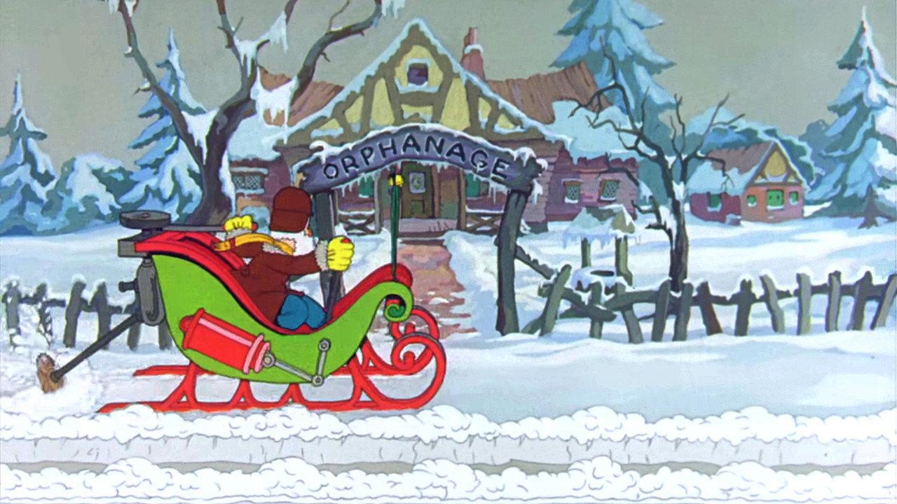 Christmas Comes But Once a Year backdrop