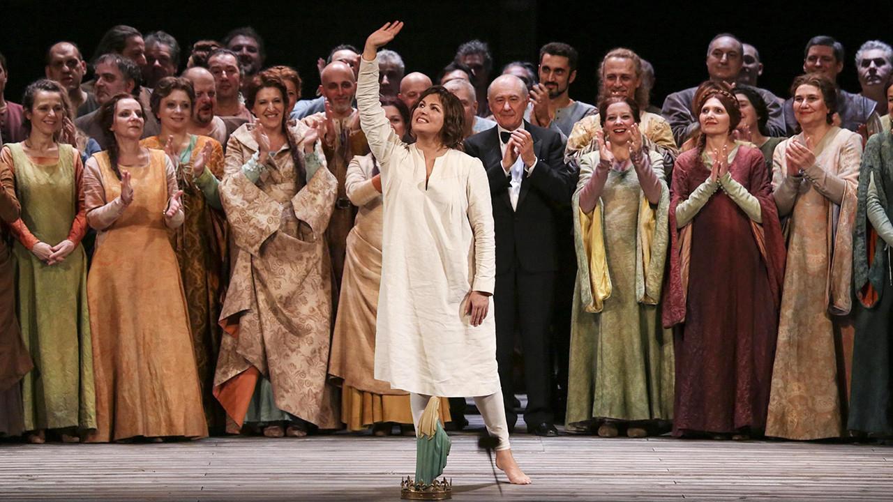 Teatro alla Scala: Joan of Arc backdrop