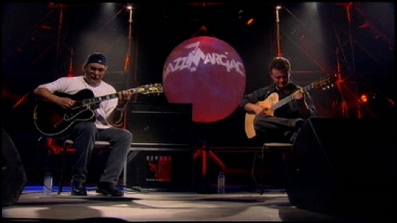 Jazz in Marciac 2000 - Biréli Lagrène et Sylvain Luc backdrop